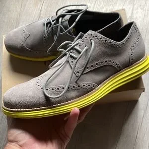 Cole Haan | Shoes | Cole Haan Lunargrand Wingtip Charcoal 